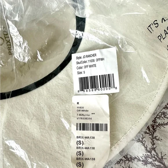 NWT Brixton Jo Rancher Hat in Dove - Picture 11 of 11